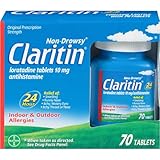 Claritin 24 Hour Non Drowsy Allergy Tablet, 70 Count