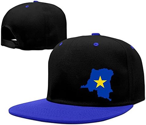 Flag Map Of The Congo Cotton Adult Hip-hop Hat Trucker Cap