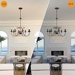 Albalux Farmhouse Chandeliers for Dining
