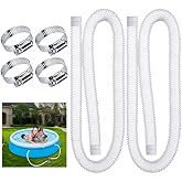 Pool Hose,1.25Inches Diameter Replacement Hose,Swimming Pool Filter Replacement Hose for Above Ground Pools, Compatible With Filter Pump 300GPH,330 GPH,530 GPH,and 1,000 GPH (2pcs)