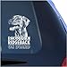 Rhodesian Ridgeback Clear Vinyl Decal Sticker for Window, African Lion Dog Sign Art Print