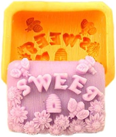Sweet Honey Bee Silicone Soap Bar Mold