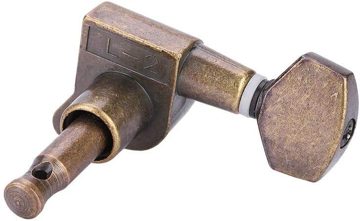 Guitar Tuning Pegs Copper-zinc Alloy Machine Heads Knobs Guitar String Tuning Pegs Tuning Keys for Acoustic or Electric Guitar(3L3R) - Image 3