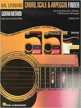 Guitar Chord Scale Arpeggio Finder Easy To Use Guide To Over 1 100 Chords 1 300 Scales 1 300 Arpeggios Hal Leonard Guitar Method Hal Leonard Corp 0884088533984 Amazon Com Books