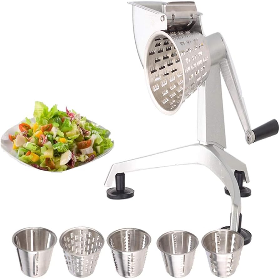 Vegetable Chopper Vegetable Spiraliz Dynamic Food Processor with Stainless-Steel Shredders With 5 Choppers