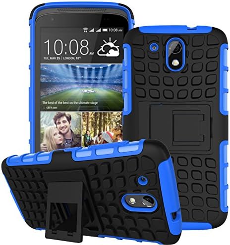 HTC Desire 526 Case,Lookly(TM)Hybrid kickstand Case,TPU[shockproof]+Rubberized PC[soft handfeel]Tough Rugged Dual Layer Case Cover for HTC Desire 526/HTC D526h/HTC Desire 526G/HTC V02 (1)
