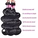 ULOVE HAIR Brazilian Virgin Hair Body Wave 3 Bundles Remy Human Hair 100% Unprocessed Hair Extensions Natural Color (14 16 18Inch)
