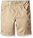 French Toast Little Girls' Toddler Pull-On Short, Khaki, 3T