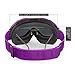 OutdoorMaster OTG Ski Goggles - Over Glasses Ski/Snowboard Goggles for Men, Women & Youth - 100% UV Protection (Purple Frame + VLT 13.7% Grey Lens with Full REVO Gold)