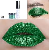 ChainSee Long-lasting Glitter Lip Gloss Powder Eyeshadow Lipstick Sparkly Shimmer Makeup Pigment Eye shadow Powder (7#)