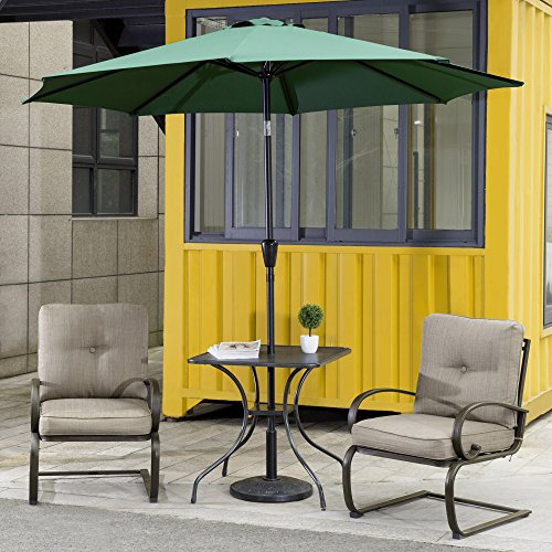 Cloud Mountain 4 Piece Patio Bistro Set Outdoor Patio Umbrella