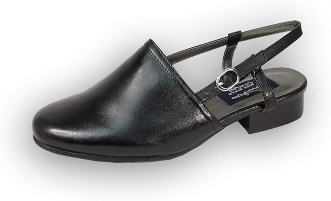 black leather pumps wide width