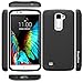LG Premier LTE Case, LG K10 Case, ZeopoCase Hybrid Armor Hrad and Soft Dual Layer Defender Protective Case Cover for LG Premier LTE/LG K10 (Black)