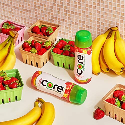 Core Organic Hydration, Strawberry Banana, 16.9 Fl Oz (Pack of 12