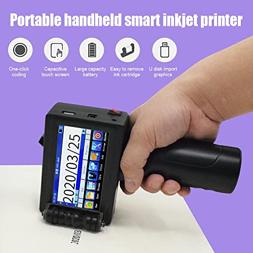 TOAUTO Portable Intelligent Upgraded Handheld Inkjet Printer HP003