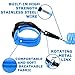 Baby Anti Lost Wrist Link - Wrist Leash for Kids - Child Safety Wristband - Toddler Harness Leashes (Blue)