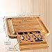 Bambüsi Charcuterie Boards Gift Set - Charcuterie Board Set, Bamboo Cheese Board Set - House Warming Gifts New Home, Wedding Gifts for Couple, Bridal Shower Gift