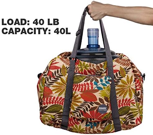 Wandf Foldable Travel Duffel Bag Carryon Luggage Sports Gym Weekend Tote Bag Water Resistant Nylon for Women 5 Wandf Foldable Travel Duffel Bag Carryon Luggage Sports Gym Weekend Tote Bag Water Resistant Nylon for Women