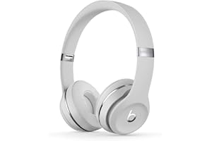 Beats Solo3 Wireless On-Ear Headphones - Apple W1 Headphone Chip, Class 1 Bluetooth, 40 Hours of Listening Time, Built-in Microphone - Satin Silver (Latest Model)