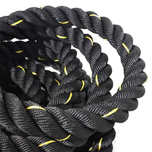 Grande Juguete Battle Rope - 1.5"/2" Width 30/40/50ft Length Fitness Rope Workout Training Undulation Rope Exercise