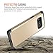 Galaxy Note 8 Case Holster, Trianium [Duranium Series] Heavy Duty Protective Cover with Belt Clip and Kickstand for Samsung Note 8 Phone [Extreme Protection]- Gold