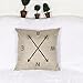 Clearance!!!Compass Linen Washable Pillow Case Cushion Cover Home Decor 18