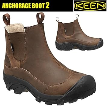 Amazon Co Jp Keen キーン スノーブーツ Keen キーン シューズ Anchorage Boot 2 Dark Earth Shitake メンズ スノーブーツ 防水 ハイカットスニーカー メンズ スノーブーツ 27cm スポーツ アウトドア
