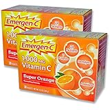 Emergen-C Super Orange, 30-count, 1000MG (2 Pack)