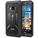 HTC One M9 Case - Poetic [Revolution Series] - [Heavy Duty] [Dual Layer] Complete Protection Case with Built-In Screen Protector for HTC One M9 (2015) Black (3-Year Manufacturer Warranty From Poetic)
