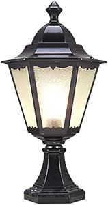 Modenny Aluminio Pilar de fundición Lámpara Pilar Farol Tradicional E27