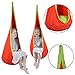 Costzon Child Pod Swing Chair Tent Nook Indoor Outdoor Hanging Seat Hammock Kids (Orange)
