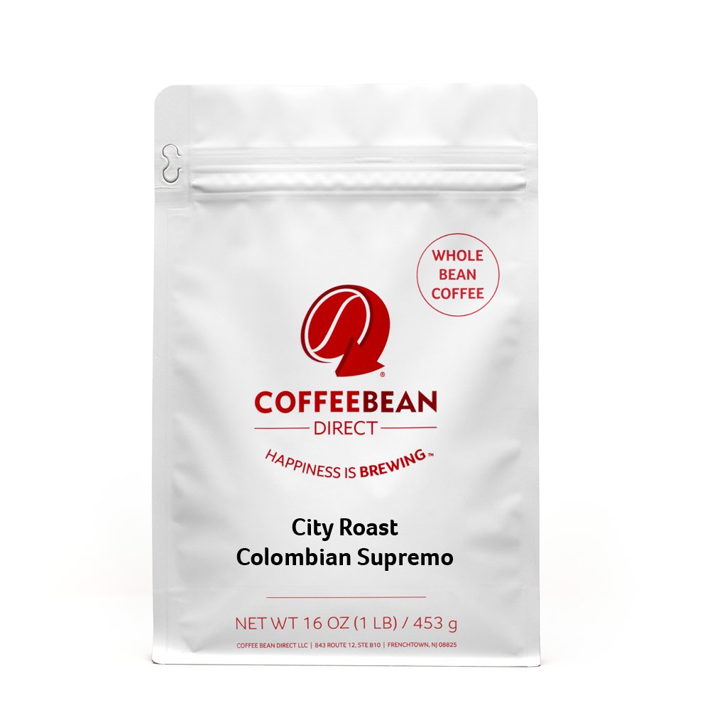Coffee Bean Direct Co2 Decaf Colombian, Whole Bean Coffee