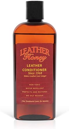 Car Care - Leather Honey Leather Conditioner, Since 1968. for All Leather Items Including Auto, Furniture, Shoes, Purses and Tack. Non-Toxic and Made in The USA / 8 Fl Oz (Pack of 1)