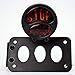 Motorcycle LED Side Mount License Plate Bracket Brake Running Taillight Assembly for Harley Bobber Chopper