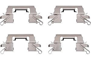 Dynamic Friction Company Front Disc Brake Hardware Kit 340-67044| Fits 2013 INFINITI JX35; 2014-2020 INFINITI QX60; 2015-2024 Nissan Murano; 2013-2021 Nissan Pathfinder