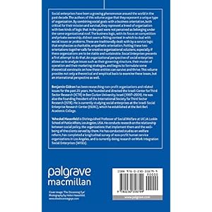 Social Enterprises: An Organizational Perspective