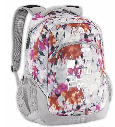 floral north face backpack