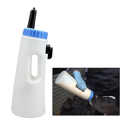 Juqilu Easy Speedy Calf Milk Feeder Bottle With Nipple Sheep Lamb