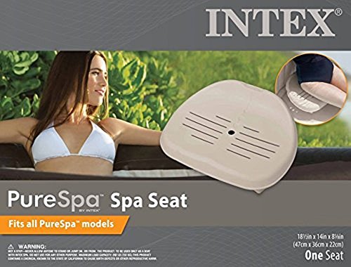 Intex Pure Spa Hot Tub Removable Headrest & Seat Accessories (4-Pack)