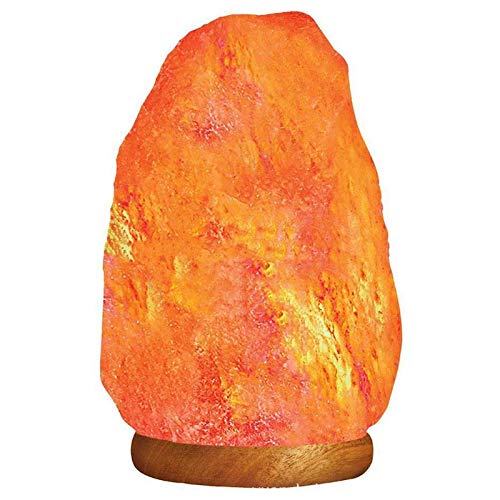 MAC Natural Himalayan Crystal Rock Salt Lamp Ionizer Air Purifier Different Sizes with Cable and 15 Watts Bulb/Exceptional Gift Quality (1.5-2 kg lamp)
