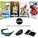 Duduma Tr601 Polarized Sports Sunglasses for Baseball Cycling Fishing Golf Superlight Frame (139 Black matte frame with green lens)