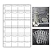 200 Pockets Coin Binders Pages - 1.77 inch Holders 10 pcs Loose-Leaf Sheets Acid-Free Collection Holders for Medallion Coin Stamp Currency Collecting Supplies 45x45 mm / 1.77x1.77 inch CS03220