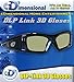 Adult DLP Link eD Elite 144 Hz 3D Glasses (eDimensional Active Rechargeable) for All 3D DLP Projectors - BenQ, Optoma, ViewSonic & Endless Others!