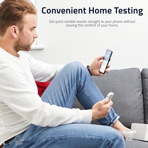ExSeed Completely-at-Home Male Fertility Test - Sperm Count, Progressive Movement & Volume with Home Sperm Test in 15 Minutes with Accurate Results Using Your Smartphone. 2-Test Kit.