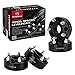 YITAMOTOR Wheel Spacers 5x5 Compatible for, Forged Hubcentric 2 inches Wheel Adapters, SGS Approved, for 2007-2017 Wrangler JK JKU, 1999-2010 Grand Cherokee WJ WK, 2005-2010 Commander XK
