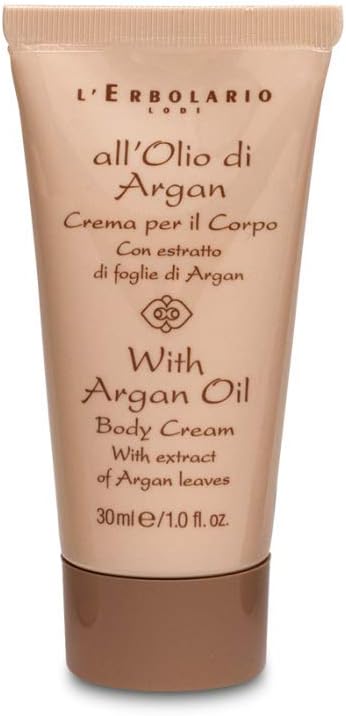 L'Erbolario Argan Oil Body Cream Mini Size Replenishing Moisturizing