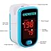 Fingertip Pulse Oximeter Portable FDA Approved Digital Blood Oxygen and Pulse Sensor with Alarm SPO2 (Blue)