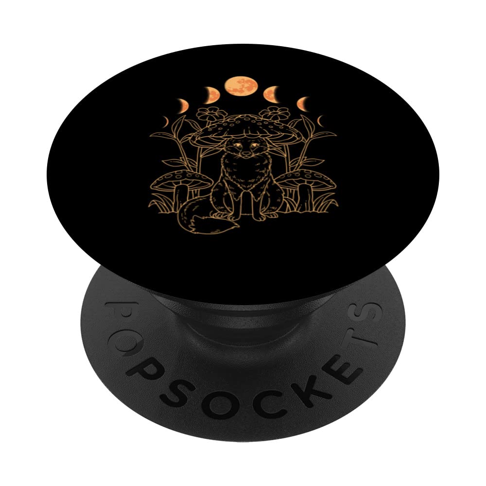 Cottagecore Aesthetic Cottagecore Fox PopSockets Swappable PopGrip