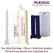 Plexus MA300 All Purpose High Strength 5-Minute MMA Adhesive (30500) 50ml/1.7oz Caulk Gun Adapter Kit