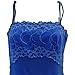 Felina Women's Charming Lace & Modal Camisole Medium Denim/Sky Blue